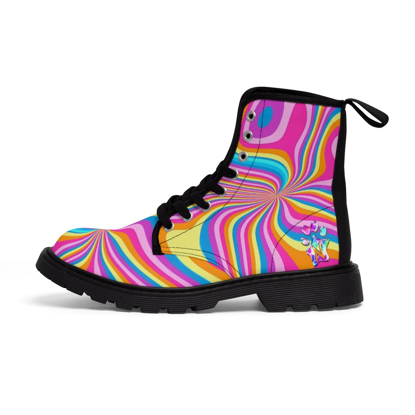 Paw-N-Star YEAH BABY! Women's Canvas Boots