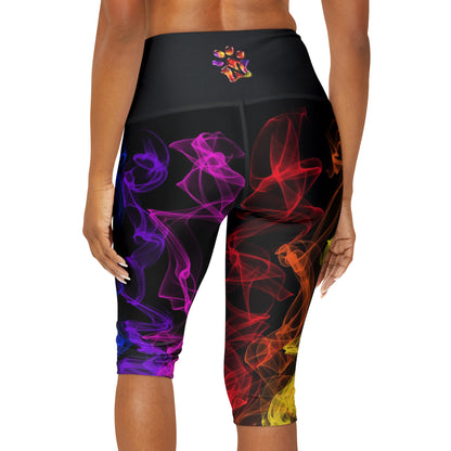 Paw-N-Star Smokey Pride Yoga Capri Leggings