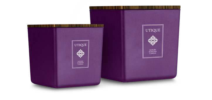 Luxury Scented Candle - Violet Oud - Utique Collection - 180 g - 502053