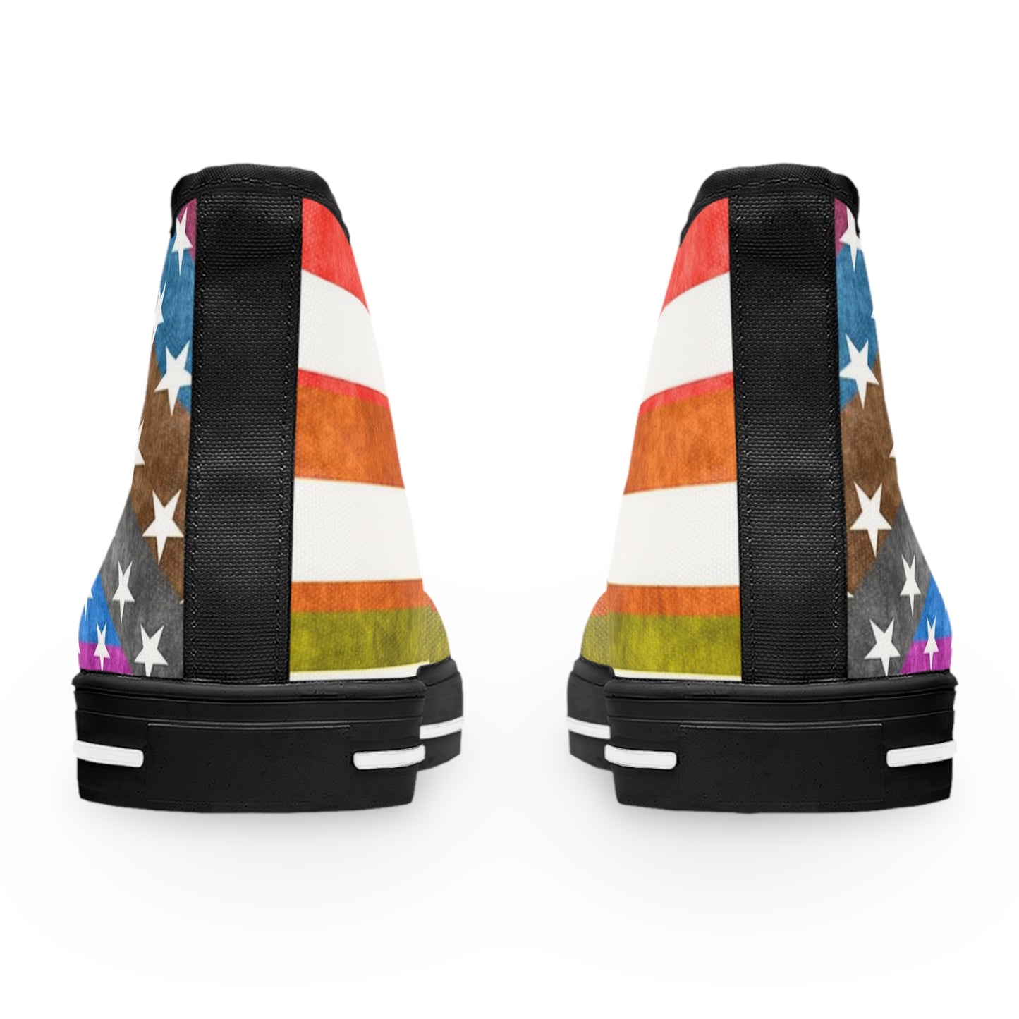 Paw-N-Star US Pride Women's High Top Sneakers