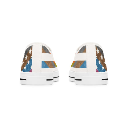 Paw-N-Star US Pride Women's Low Top Sneakers