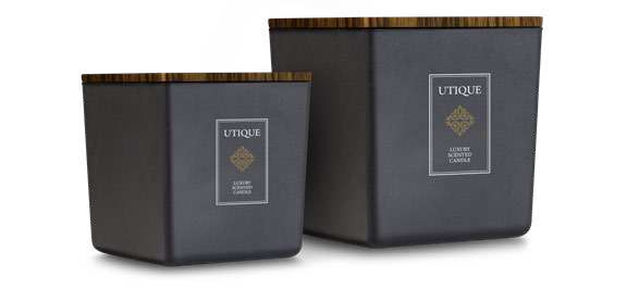 Luxury Scented Candle - Gold - Utique Collection - 485 g - 502058.02