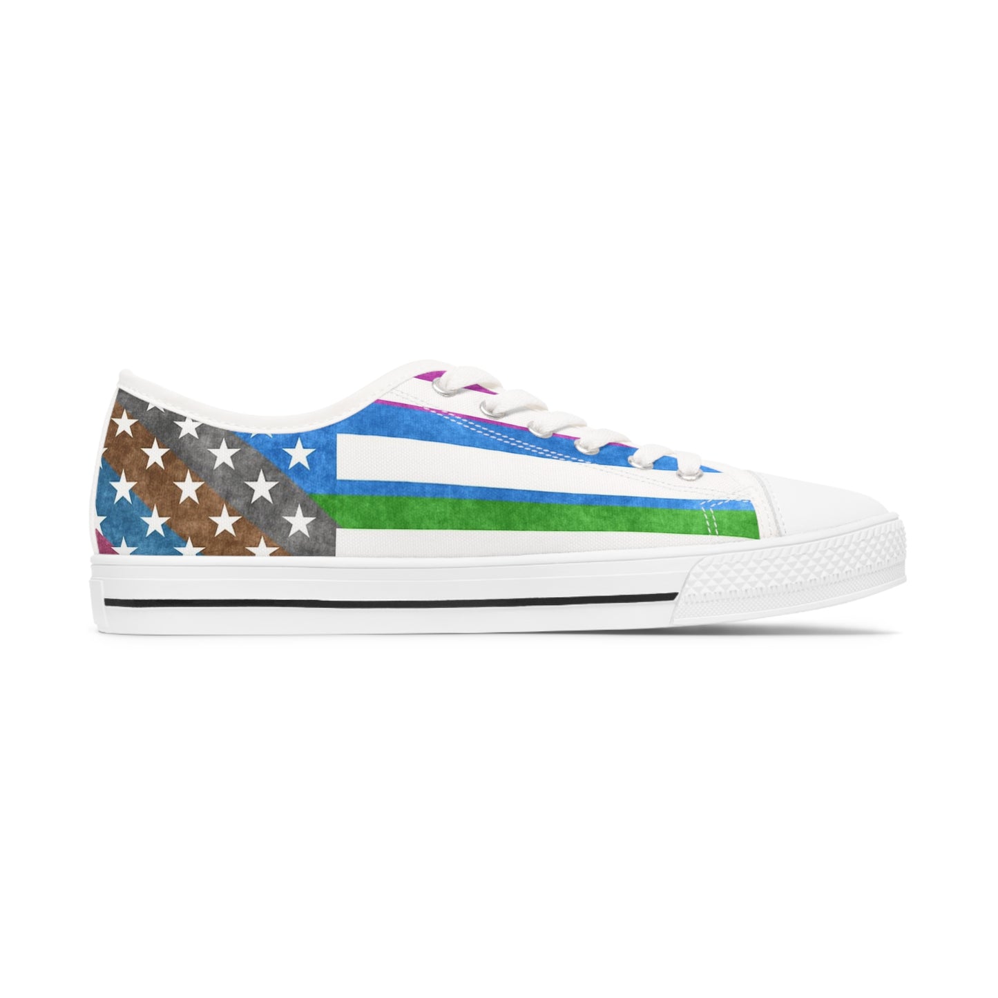 Paw-N-Star US Pride Women's Low Top Sneakers