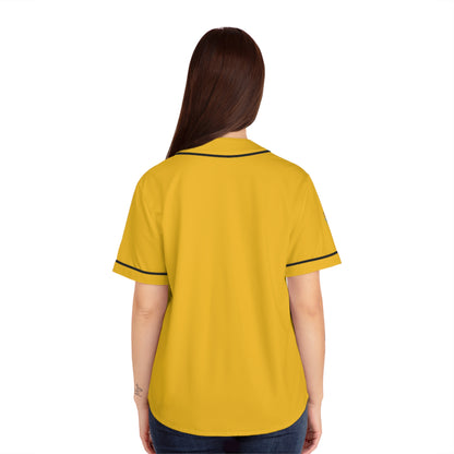 Paw-N-Star Women's Baseball Jersey Yellow