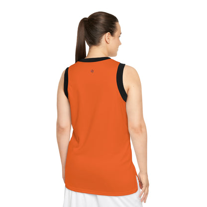 Paw-N-Star Unisex Basketball Jersey Orange