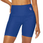 Paw-N-Star High Waisted Blue Yoga Shorts