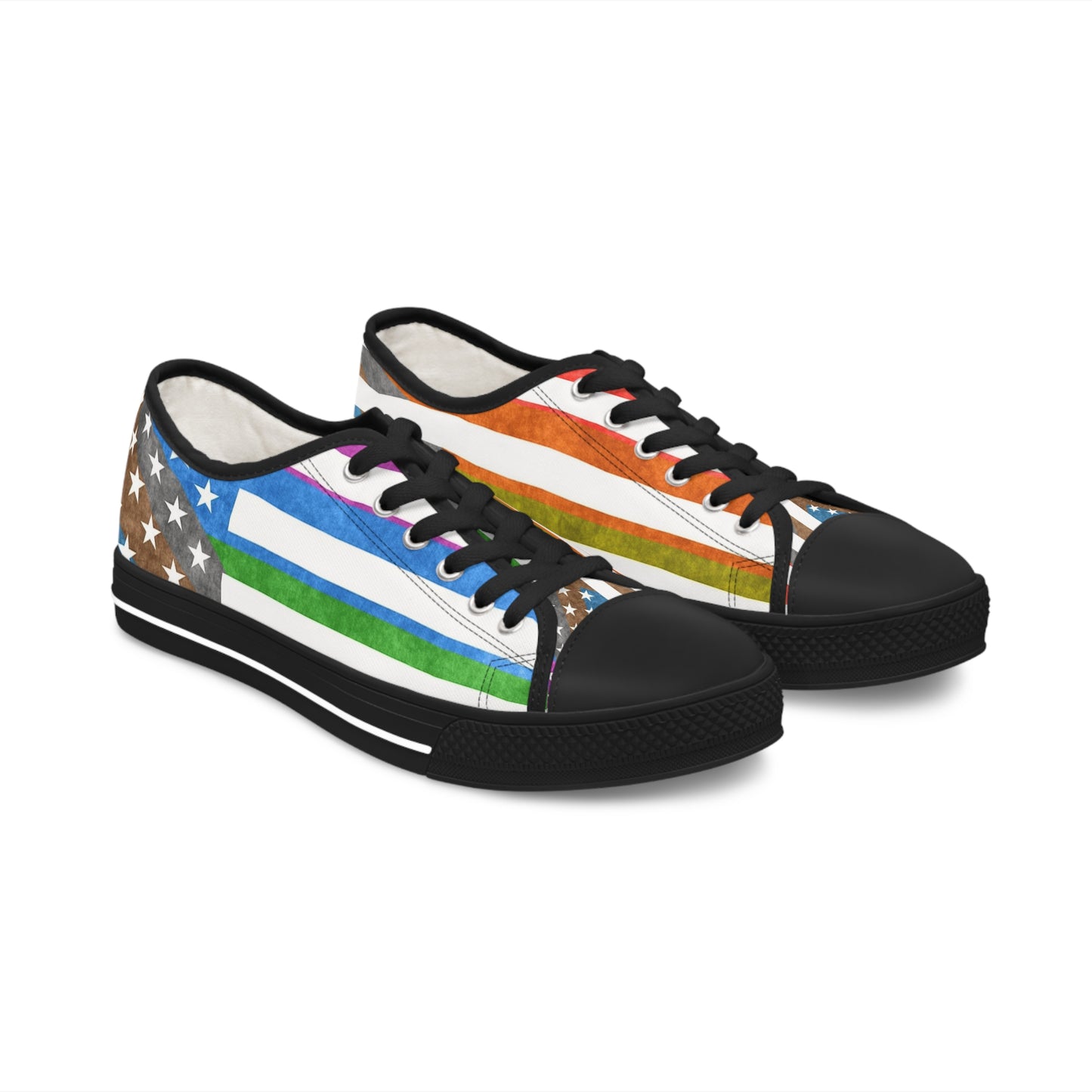 Paw-N-Star US Pride Women's Low Top Sneakers