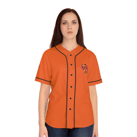 Paw-N-Star Women's Baseball Jersey Orange