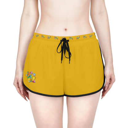 Paw-N-Star Women's Relaxed Shorts Yellow