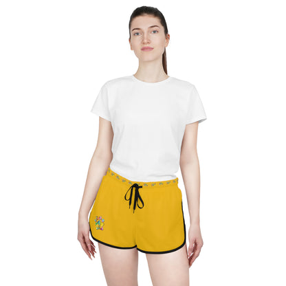 Paw-N-Star Women's Relaxed Shorts Yellow