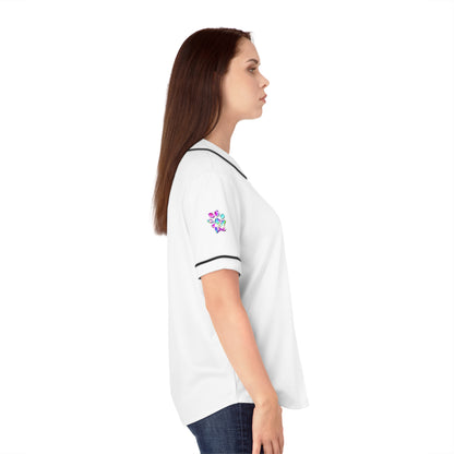 Paw-N-Star Women's Baseball Jersey White