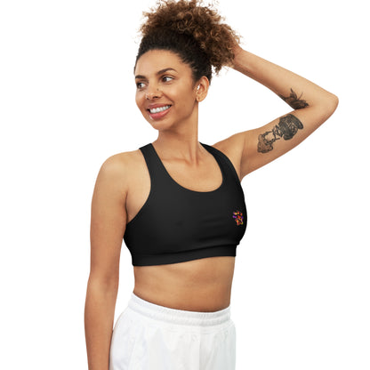 Paw-N-Star Seamless Sports Bra Black