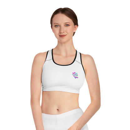 Paw-N-Star Sports Bra White