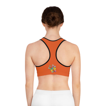 Paw-N-Star Sports Bra Orange