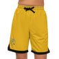 Paw-N-Star Basketball Rib Shorts Yellow