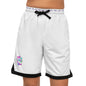 Paw-N-Star Basketball Rib Shorts White