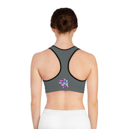 Paw-N-Star Sports Bra Grey