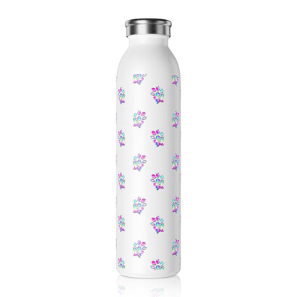 Paw-N-Star Pastel Bubbles Slim Water Bottle 20oz!