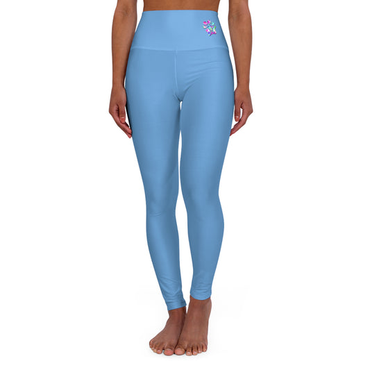 Paw-N-Star High Waisted Light BLue Yoga Leggings