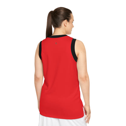 Paw-N-Star Unisex Basketball Jersey Red