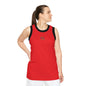 Paw-N-Star Unisex Basketball Jersey Red