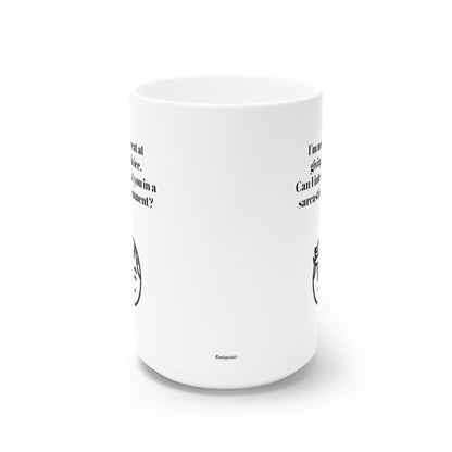 MugShop "The Bing!" White Ceramic Mug, 15oz
