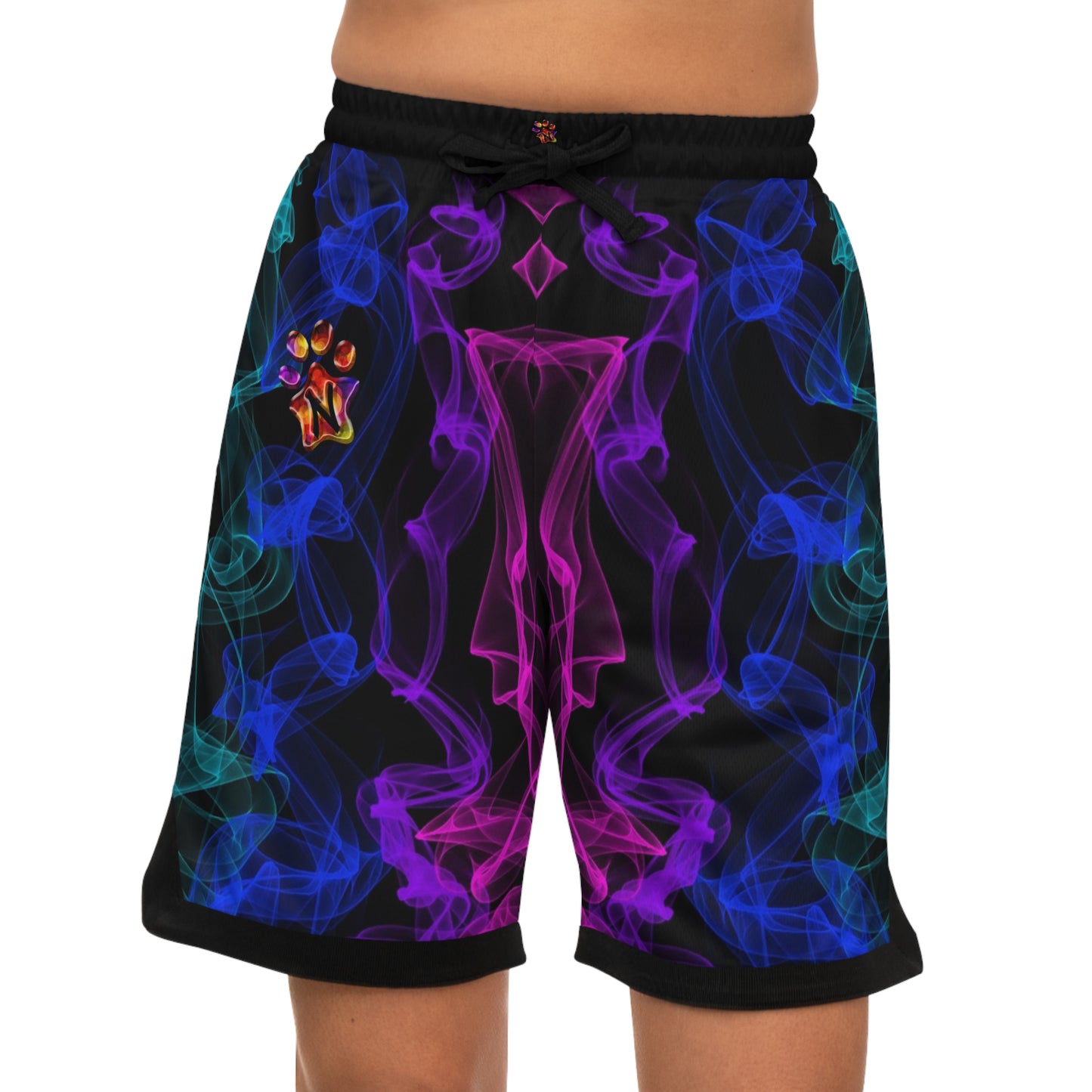 Paw-N-Star Smokey Pride Basketball Rib Shorts