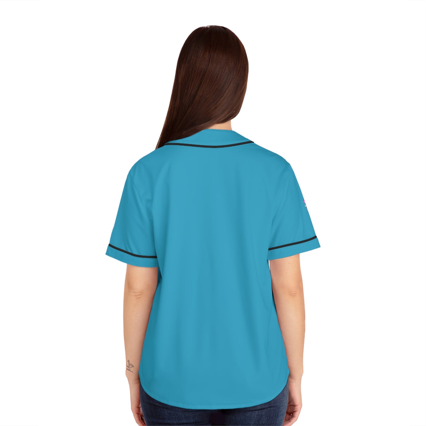 Paw-N-Star Women's Baseball Jersey Turqoise