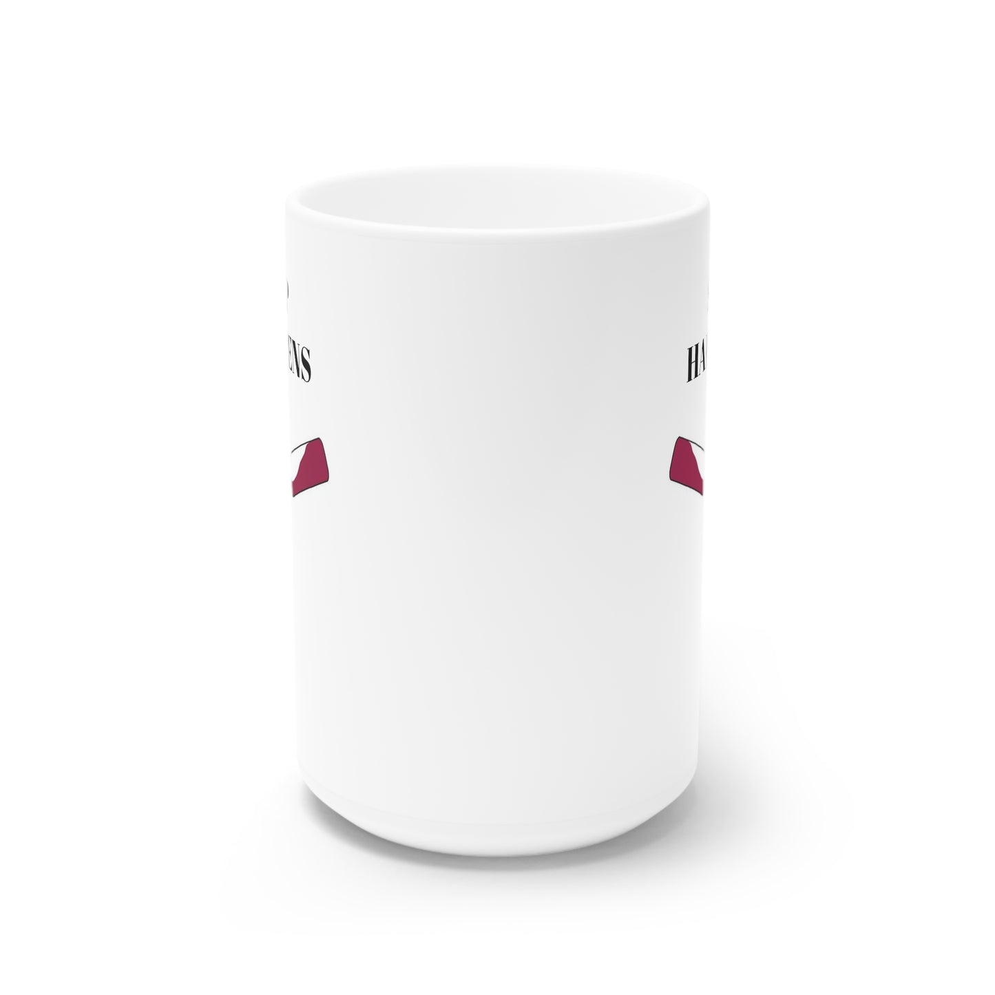 MugShop "Sip Happens" White Ceramic Mug, 15oz