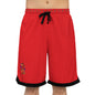 Paw-N-Star Basketball Rib Shorts Red