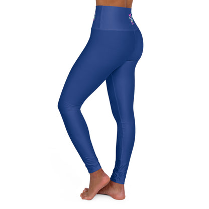 Paw-N-Star High Waisted Blue Yoga Leggings