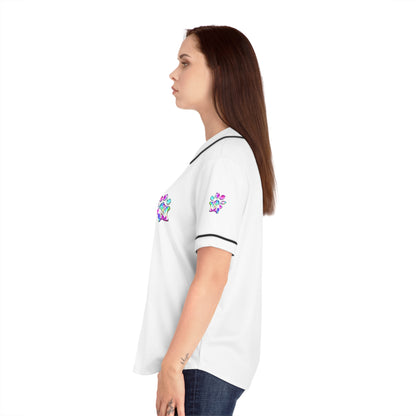 Paw-N-Star Women's Baseball Jersey White