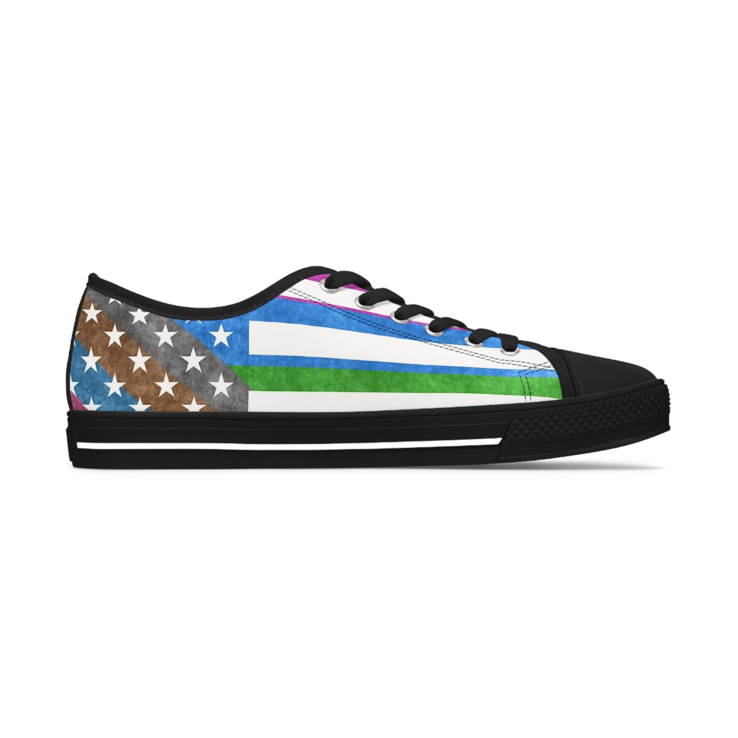 Paw-N-Star US Pride Women's Low Top Sneakers