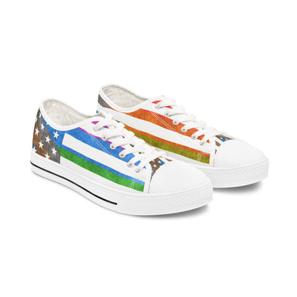 Paw-N-Star US Pride Women's Low Top Sneakers